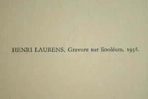 Henri Laurens - Sirenes - 1959 - Gesigneerde linosnede kopen? Bied vanaf 100!