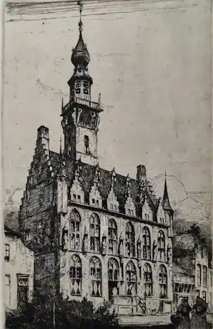 Eugene Lucker - Stadhuis Veere verkauft für € 50!