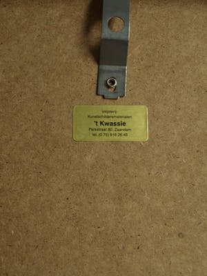 Birgit Krabiell - Ingelijste kleurenets , Konijntjes – 1987 kopen? Bied vanaf 1!