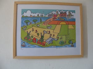 Peter Hofland - Litho, Titel "Anna Paulowna". kopen? Bied vanaf 20!