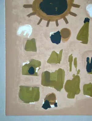 Roger Bissiere - Abstracte compositie - 1964 - Originele lithografie - Mourlot kopen? Bied vanaf 100!