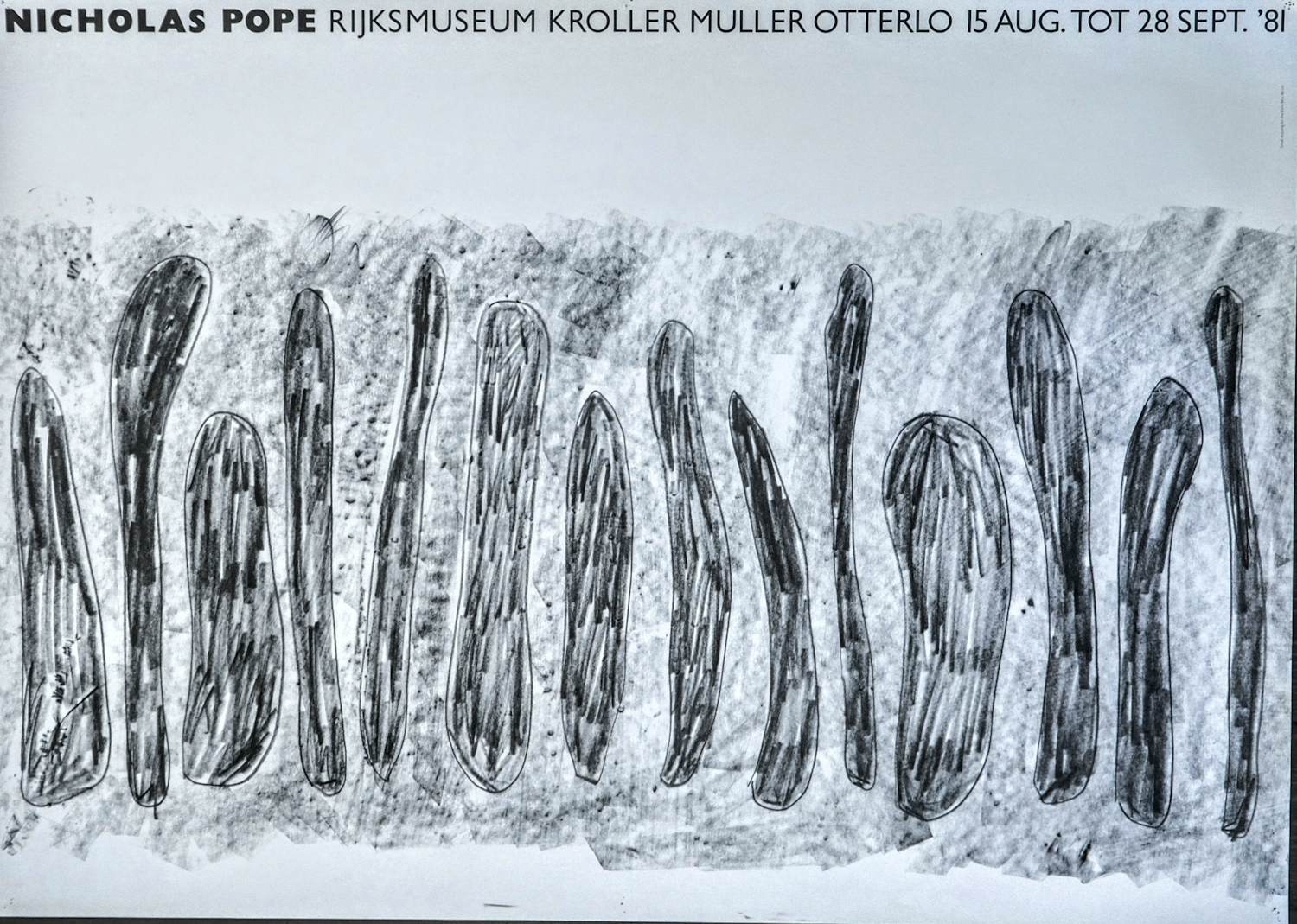 Nicholas Pope - tentoonstellingsaffiche verkocht voor € 10!