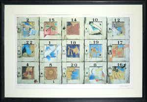 Jeroen Krabbe - Droomdeurtjes - Ingelijst verkocht voor € 100!