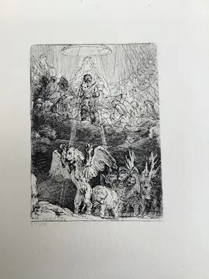 Rembrandt van Rijn - 9 etsen uit Rembrandt Bijbel kopen? Bied vanaf 100!