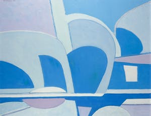 Paul Overhaus - Olieverf op doek, Zonder titel - Ingelijst kopen? Bied vanaf 100!