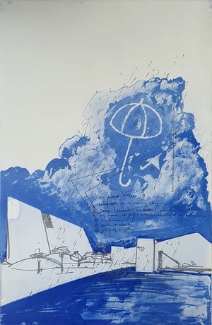 Pieter Engels - 'Sky Event' (1972) - Prent 190 kopen? Bied vanaf 55!