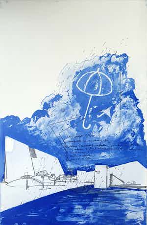 Pieter Engels - 'Sky Event' (1972) - Prent 190 verkocht voor € 55!