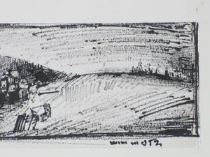 Wim Motz - Baggerwerk Kralingerhout - Pen/inkttekening kopen? Bied vanaf 1!