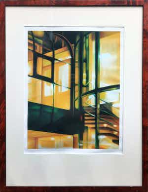 Noor Bos - Marvelo 2001 - ingelijst - 21095 verkocht voor € 25!