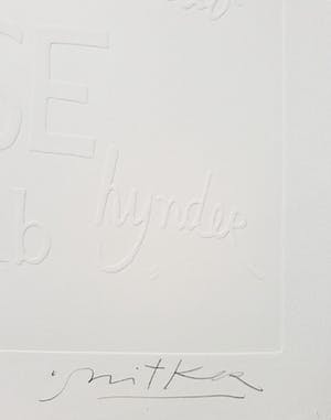 Willem Snitker - Paard, ets met reliëfdruk kopen? Bied vanaf 50!