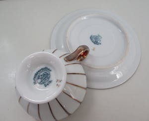 Royal Limoges - Rosenthal, Hutschenreuter e.a. 5 stuks antieke miniatuurkopjes van porselein kopen? Bied vanaf 30!