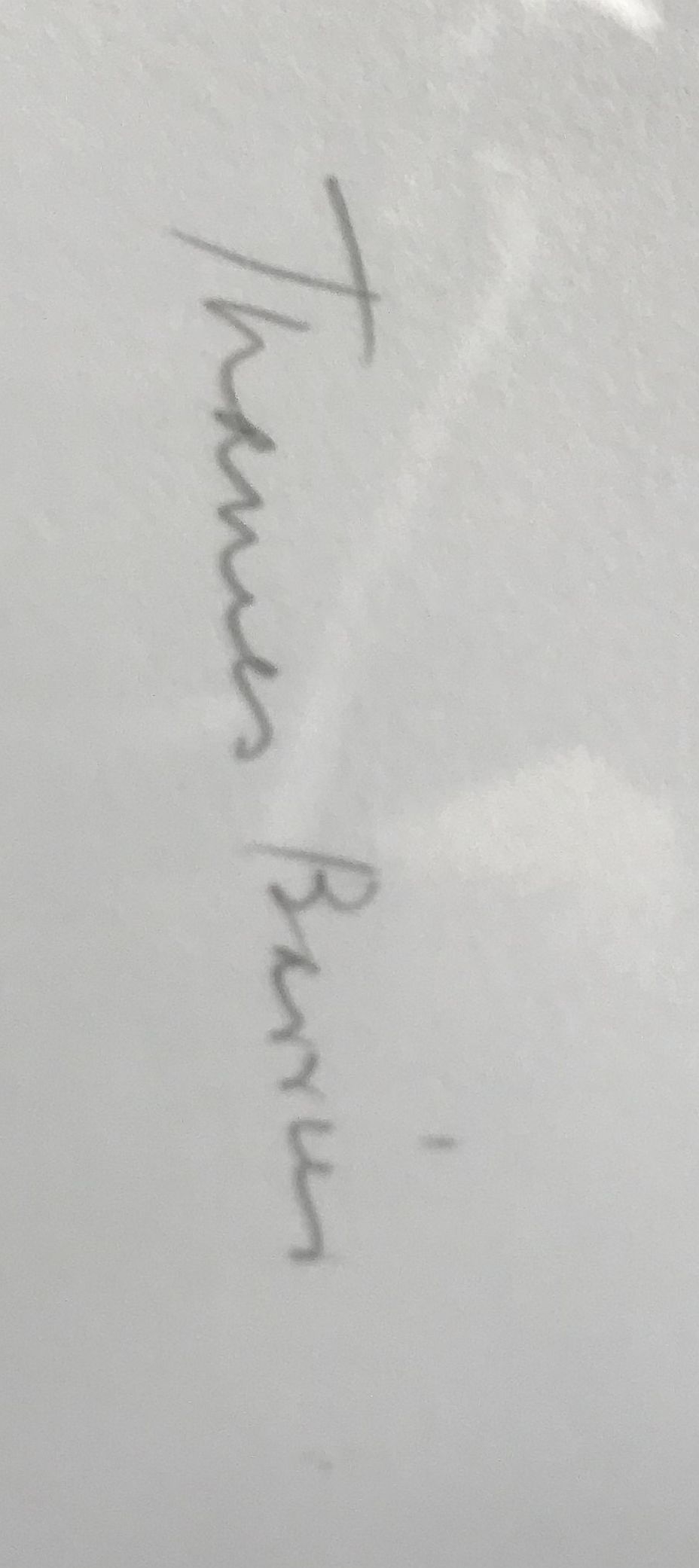 Niet of onleesbaar gesigneerd - litho, Thomas Barrier, London, onduidelijk gesigneerd kopen? Bied vanaf 1!