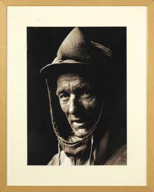 Cor Jaring - Foto, Mijnwerker - Ingelijst verkocht voor € 40!