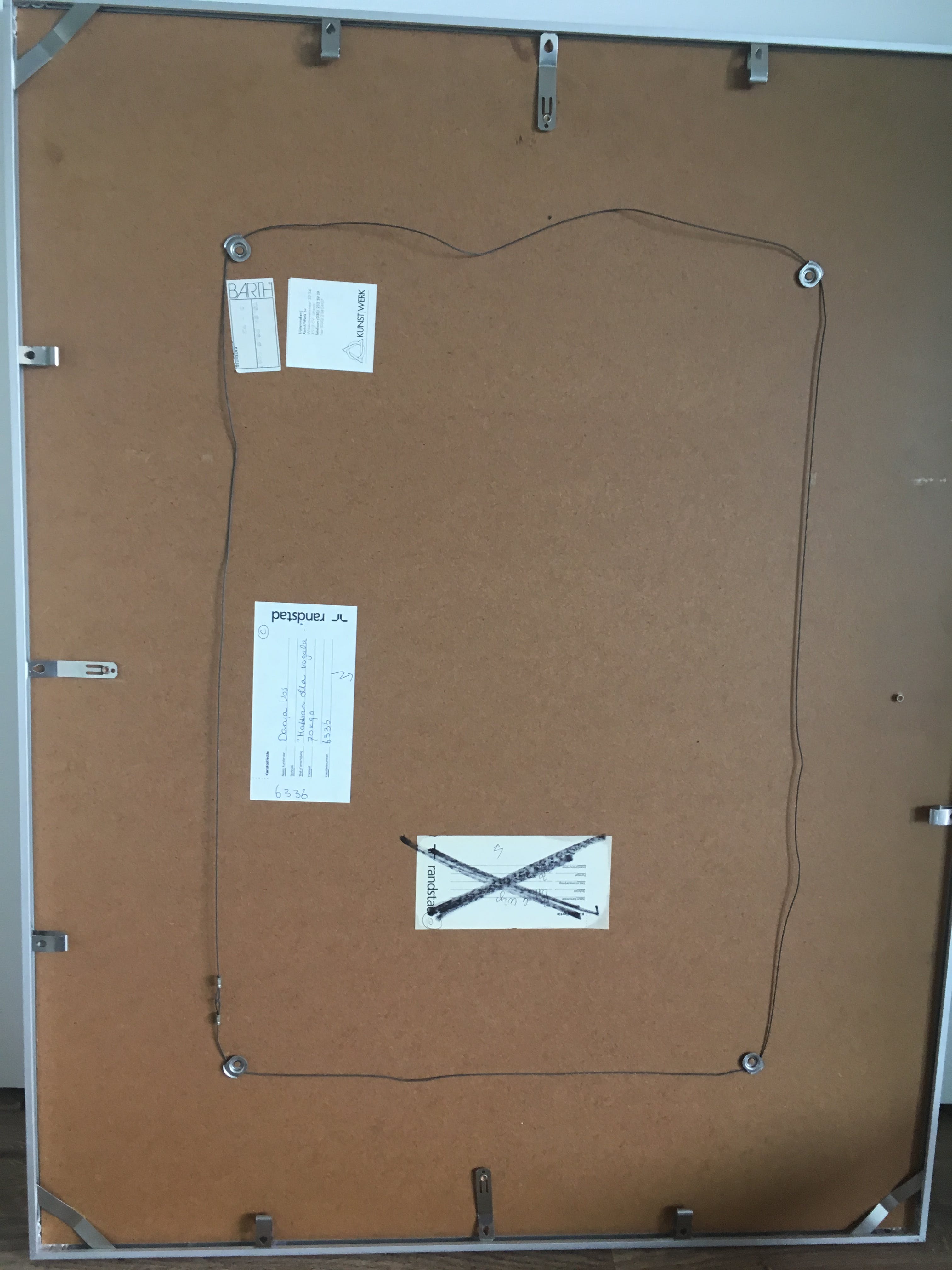 Darja Vos - Zeefdruk ‘ Habban Olla Vogala ‘ ingelijst. kopen? Bied vanaf 50!