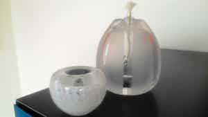 Pfeiffer - Olielampje en kandelaar verkocht voor € 19!