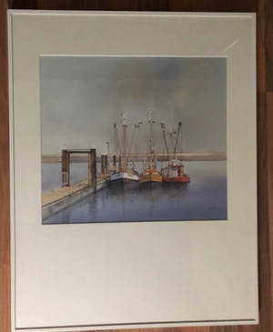 Gerrit Neven - Vissersboten in de haven kopen? Bied vanaf 550!