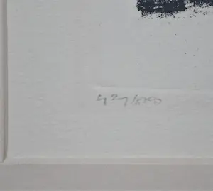 Hans Leyerzapf - Man klimt over een balustrade - ets kopen? Bied vanaf 75!