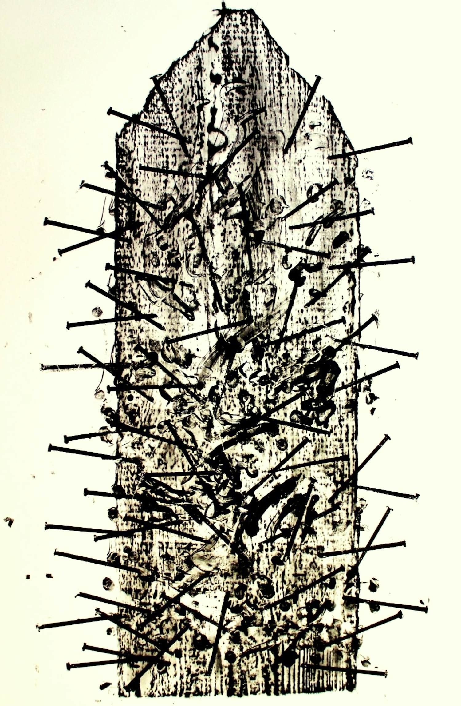 Günther Uecker - "GOSLAR" - Lithographie - handsigniert - (100 x 70 cm) kopen? Bied vanaf 800!