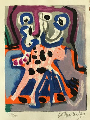 Corneille - Mooie zeefdruk - 1991 - 221/250 - Gesigneerd kopen? Bied vanaf 125!