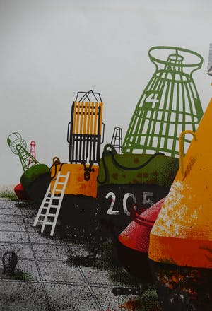 Herman Berserik - Kleurenlitho - 1979 kopen? Bied vanaf 75!