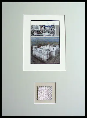 Christo - Collage Reichstag Berlin - 1995 - handgesigneerd -in pptout -ready to frame kaufen? Bieten Sie von 139!