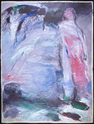 Franscz Witte - Gemengde techniek op papier, Abstract (Groot) kopen? Bied vanaf 1!