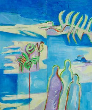 Joe Wols - Acryl op karton, De werkelijkheid van dromen - Ingelijst kopen? Bied vanaf 1!