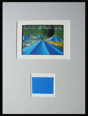 AcheterChristo - Project The Blue Umbrellas Japan - 1984/91 - handgesigneerd -ready to frame? Enchérissez de 159!