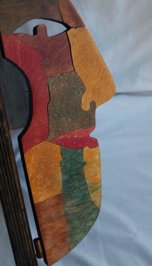 Niet of onleesbaar gesigneerd - Design , Spiegel van hout – gesigneerd - 1996 kopen? Bied vanaf 1!