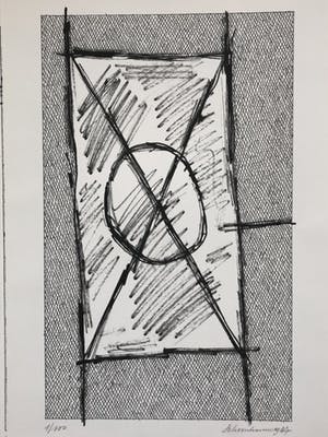 Jan Schoonhoven - Formatie map met 12 zeefdrukken 1/100 kopen? Bied vanaf 3450!