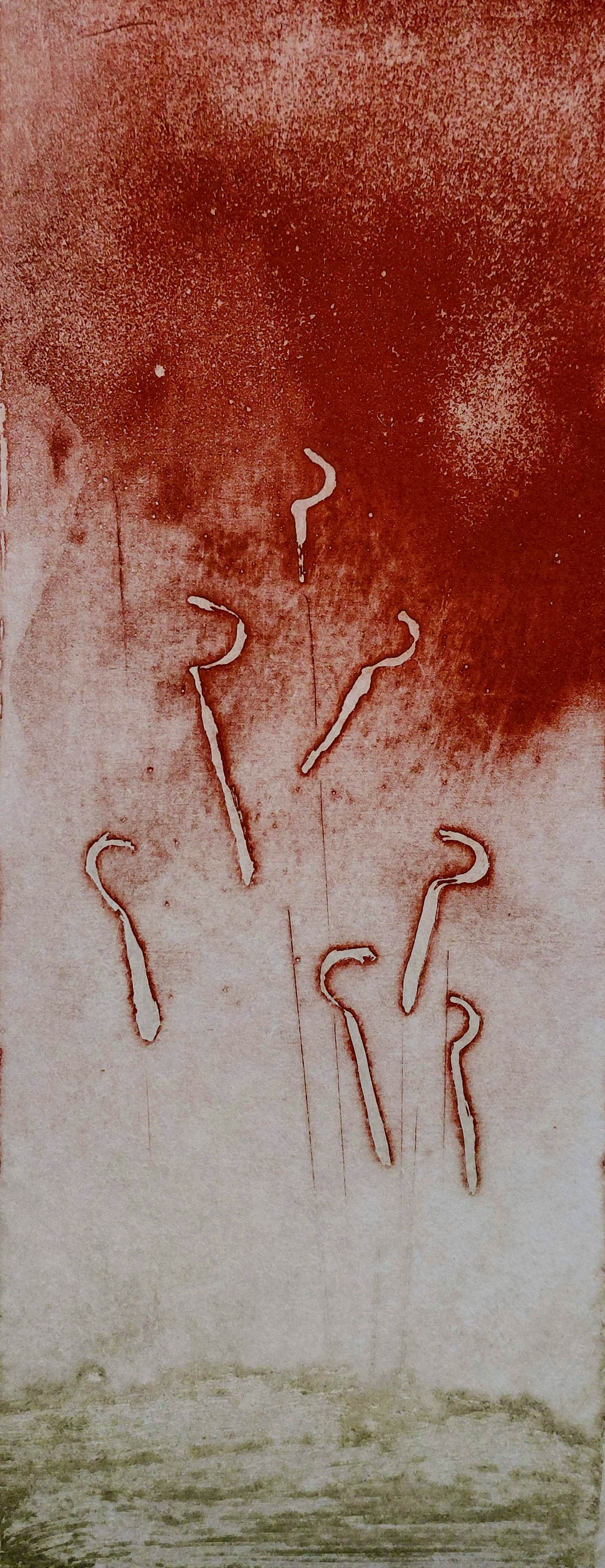 Jan Montyn - Somewhere, between, aquatint ets (uniek HC exemplaar) kopen? Bied vanaf 75!