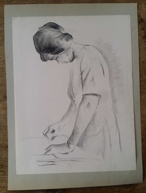 Klaas Pijlman - Portret vrouw. kopen? Bied vanaf 10!