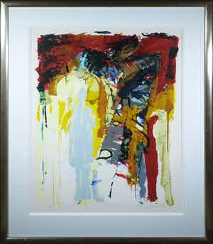 Richard Smeets - Zeefdruk, Zonder titel - Ingelijst (Groot) verkocht voor € 50!