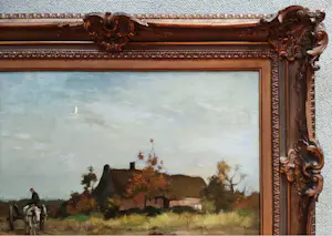 Adrianus Johannes Groenewegen - Boer op ossenkar bij boerderij kopen? Bied vanaf 425!