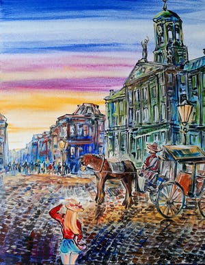 Elena Polyakova - Dam plein in Amsterdam kopen? Bied vanaf 100!