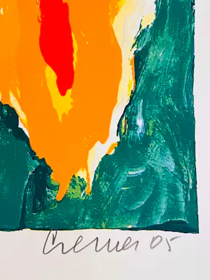 Jan Cremer - Tulpen, gesigneerde zeefdruk kopen? Bied vanaf 250!