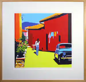 Marco Kooiman - Zeefdruk, La Cinquecento- Ingelijst vendu pour 120€ !