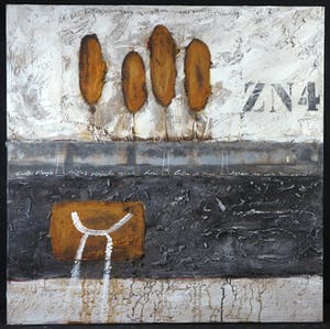 Miriam Monchen - Gemengde techniek op doek, Zonder titel (Groot) kopen? Bied vanaf 250!