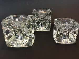 Sklo Union - Rosice - Kubus kaarsenstandaard verkocht voor € 10!