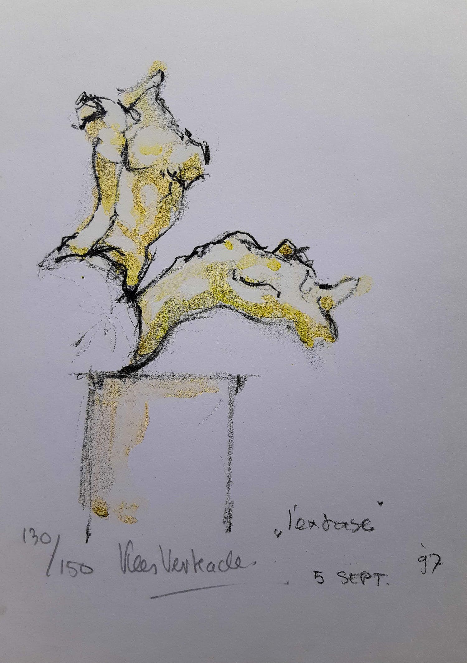 Kees Verkade - L' extase verkocht voor € 70!