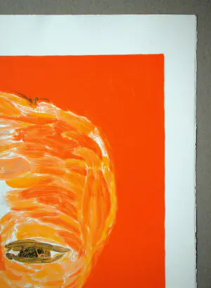 Virgilio Guidi - Volto Rosso - 1982 - Originele lithografie gesigneerd en genummerd kopen? Bied vanaf 120!