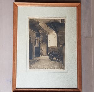 Willem Witsen - ets- Molensteeg, handgesigneerd en no.60 kopen? Bied vanaf 89!