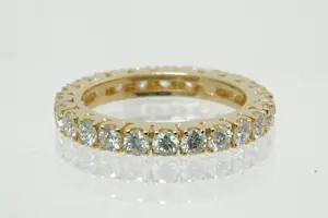 71 - Elegante geelgouden Alliance ring met ca 1.70ct briljant geslepen diamant. kaufen? Bieten Sie von 880!
