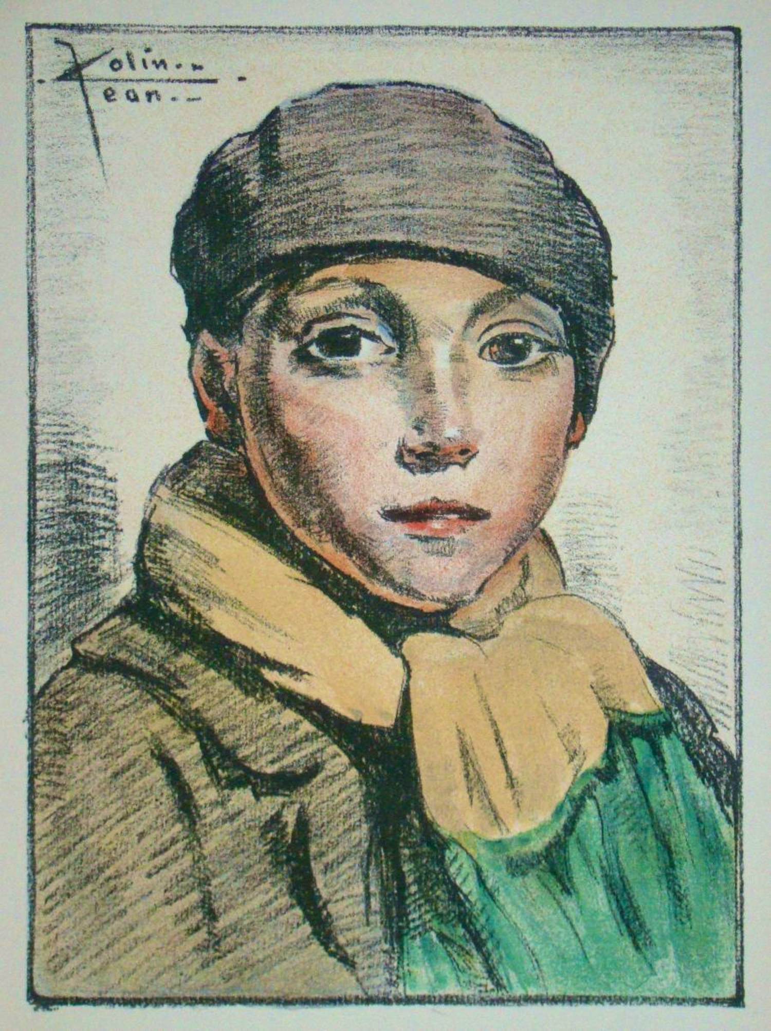 Jean Colin - L'Ecolier - 1931 - Originele lithografie - Gesigneerd kopen? Bied vanaf 100!