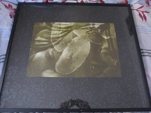 Titus Nolte - Zeefdruk, Titel ,"Groen". Ingelijst kopen? Bied vanaf 10!