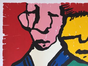 Herman Brood - Herman Brood - Originele handgesigneerde zeefdruk - For Ever kopen? Bied vanaf 300!