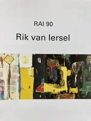 Rik van Iersel - Litho 'Kop' +Van Iersel Kunstboek "Between seeing and saying", Brochures en Tas kopen? Bied vanaf 10!