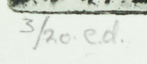 Rins Heidema - Ets, Verschijning kopen? Bied vanaf 20!