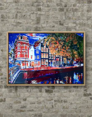 Elva Polyakova - Nacht in Amsterdam - achter glas kopen? Bied vanaf 80!