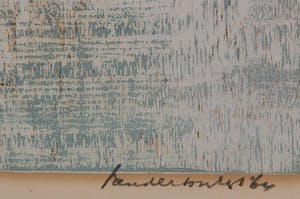 Flip van der Burgt - Tawara Gaeshi (Judoka III) - 6/30 - 1964 - zeefdruk op papier kopen? Bied vanaf 20!